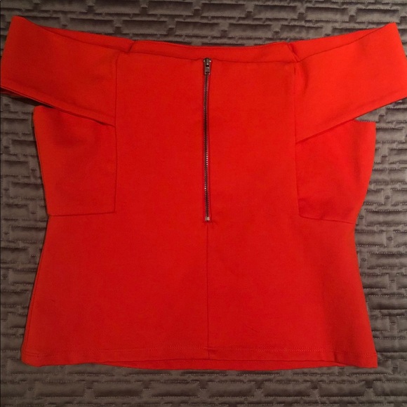 Anthropologie Top by Deletta, New, Red/Orange - Picture 2 of 5